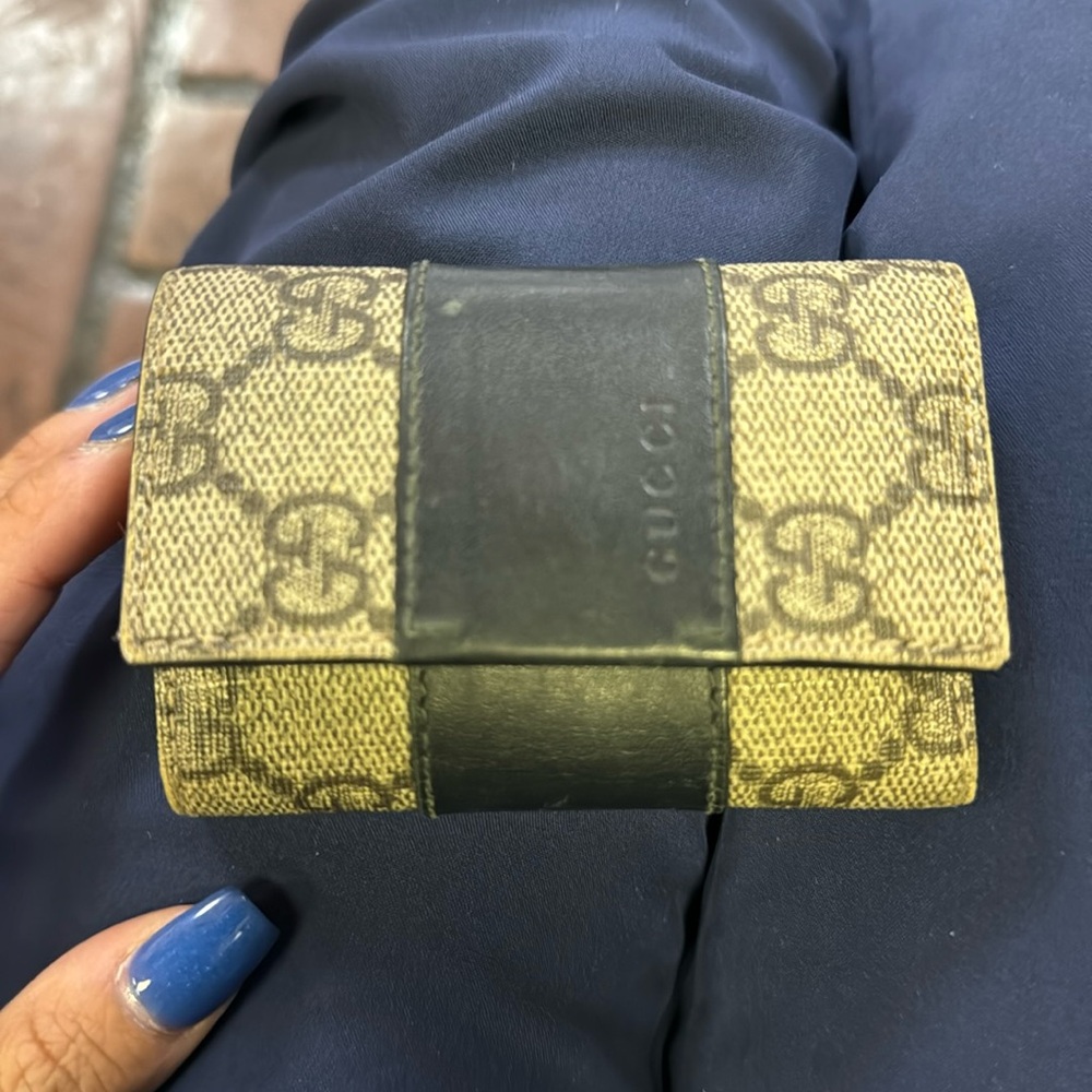 Gucci,Keyholder,Beige&black